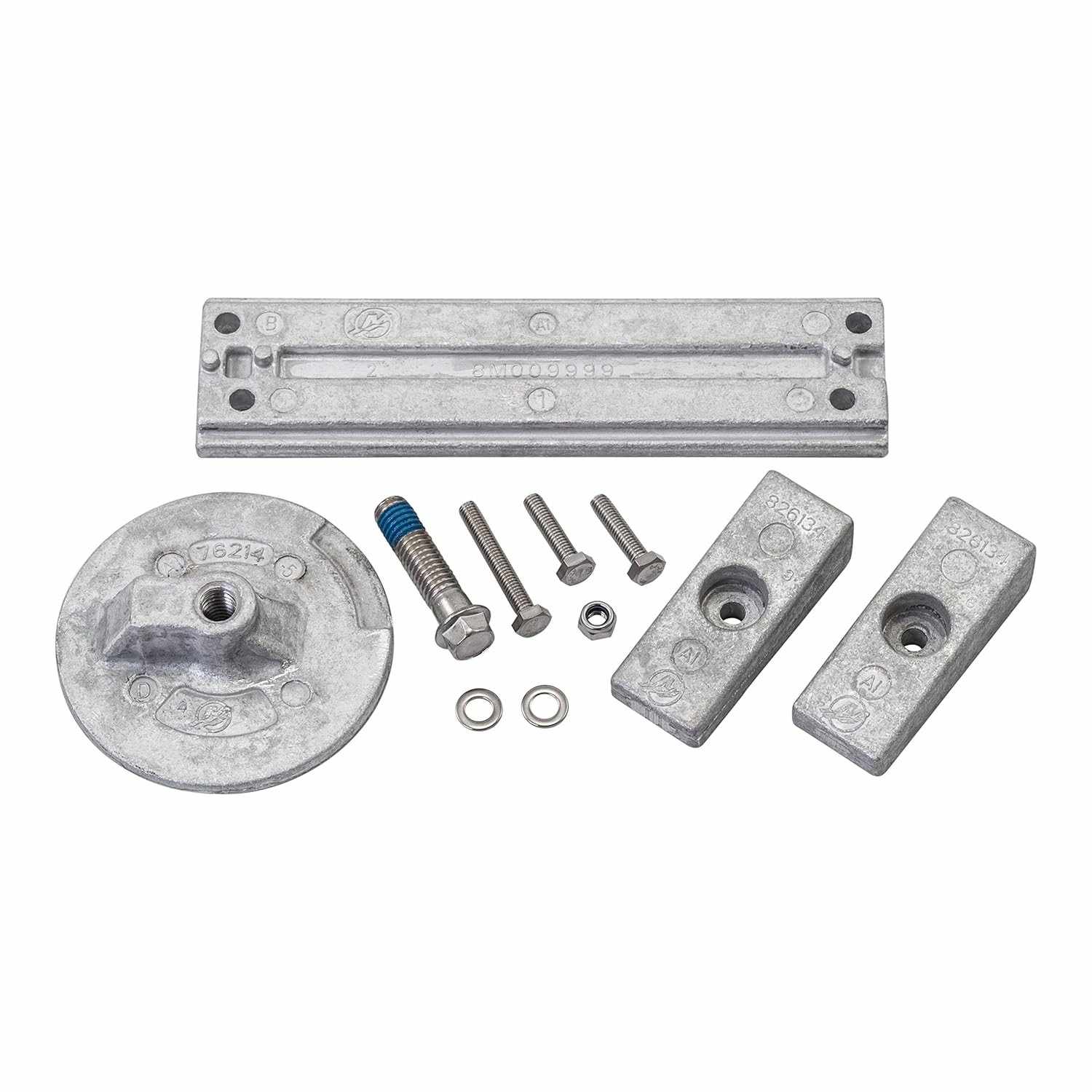 Kit Ânodo Alumínio Quicksilver 8M0107550: Proteção Superior para Mercury Verado e Optimax
