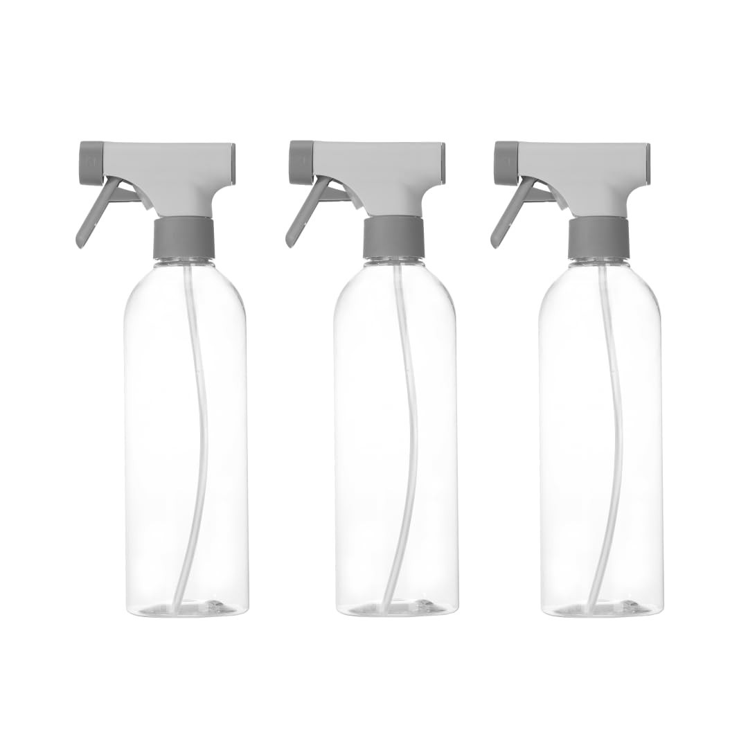 Kit 3 Borrifadores Spray Multiuso Flow 500ml - Limpeza Prática e Eficiente