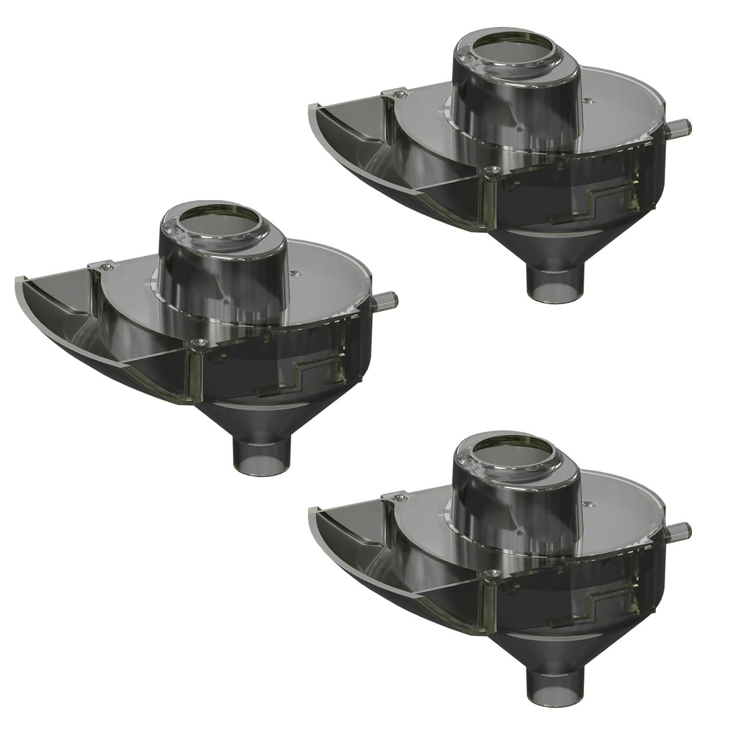 Funil de Substituição para Baby Brezza Pro Advanced – Compatível com WiFi – Kit com 3 Funis + 3 Capas