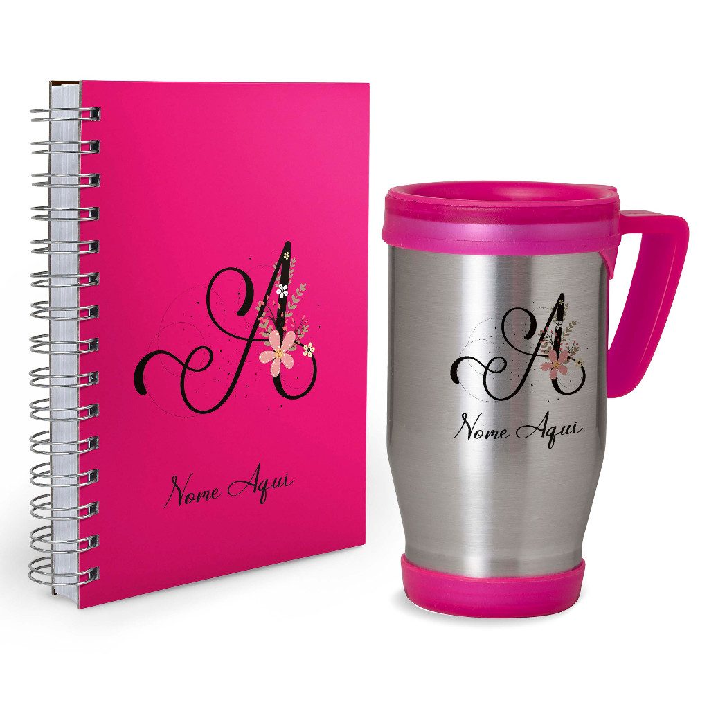 Kit Agenda 2026 + Caneca: Seu Nome em Destaque!