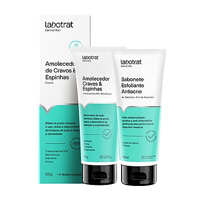 Kit Antiacne Labotrat: Pele Limpa e Sem Cravos!