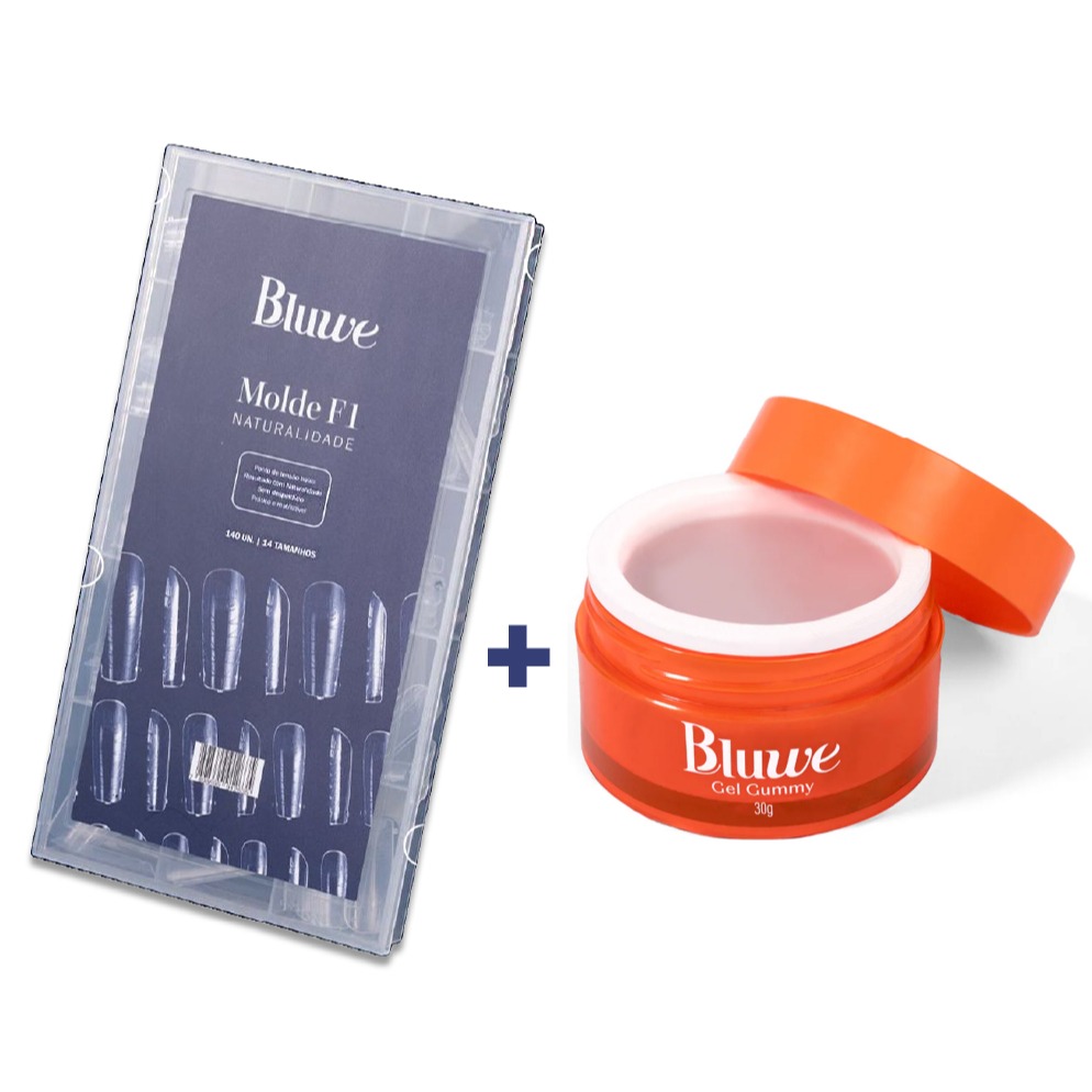 Kit Bluwe Gel Gummy: Alongamento Natural e Profissional em 10 Segundos