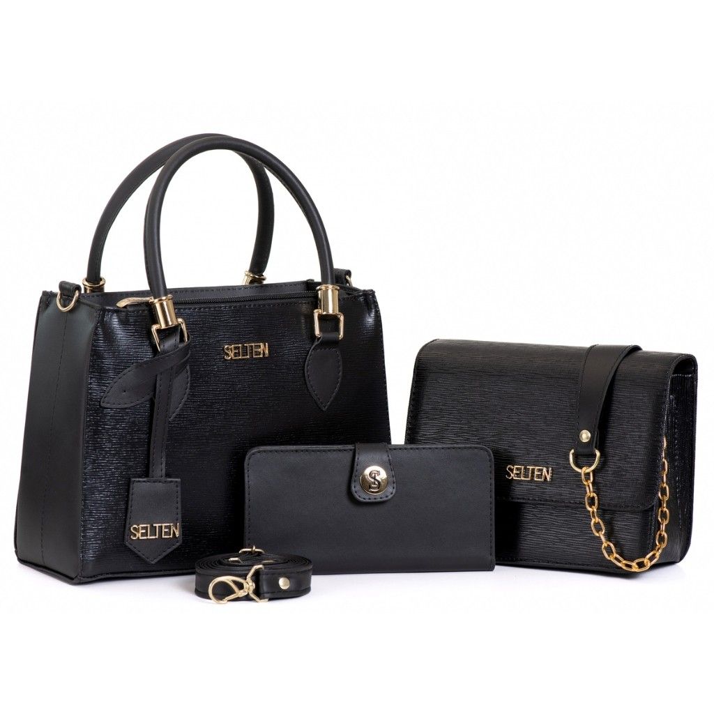 Kit Bolsas Femininas: Transversal, Balada + Carteira