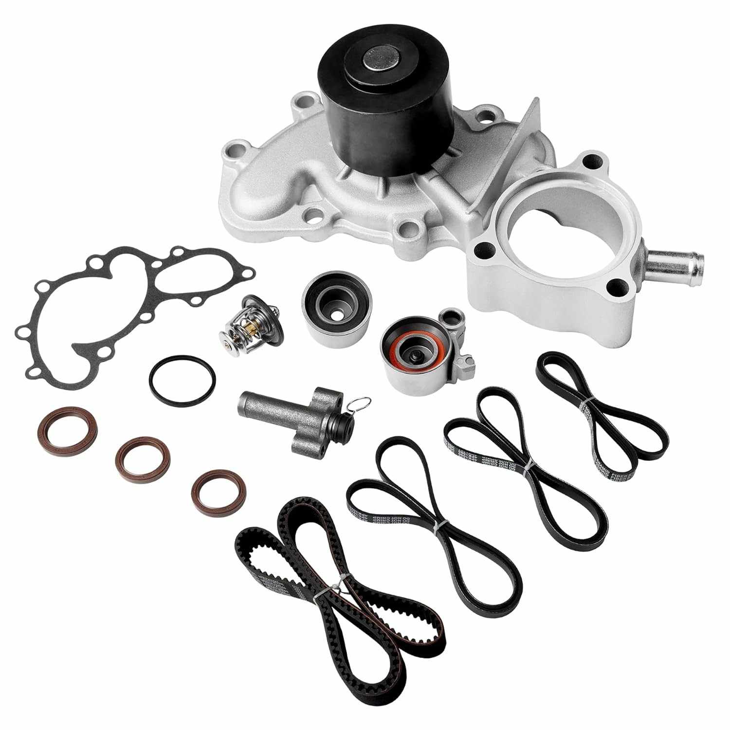 Kit Correia Dentada + Bomba d'Água Toyota 4Runner, Tacoma, Tundra 3.4L V6 (5VZFE) - Segurança e Performance Garantidas