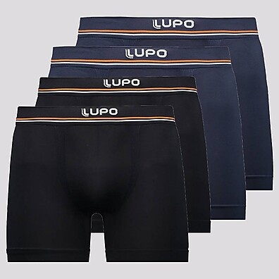 Kit Cueca Boxer Lupo: Conforto e Estilo!