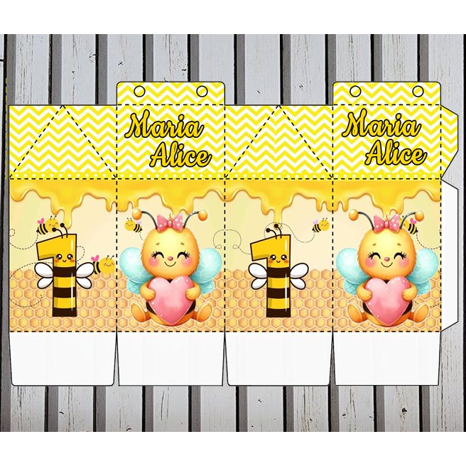 Kit de Lembrancinhas Abelhinha para Festa: 30 Itens Personalizados