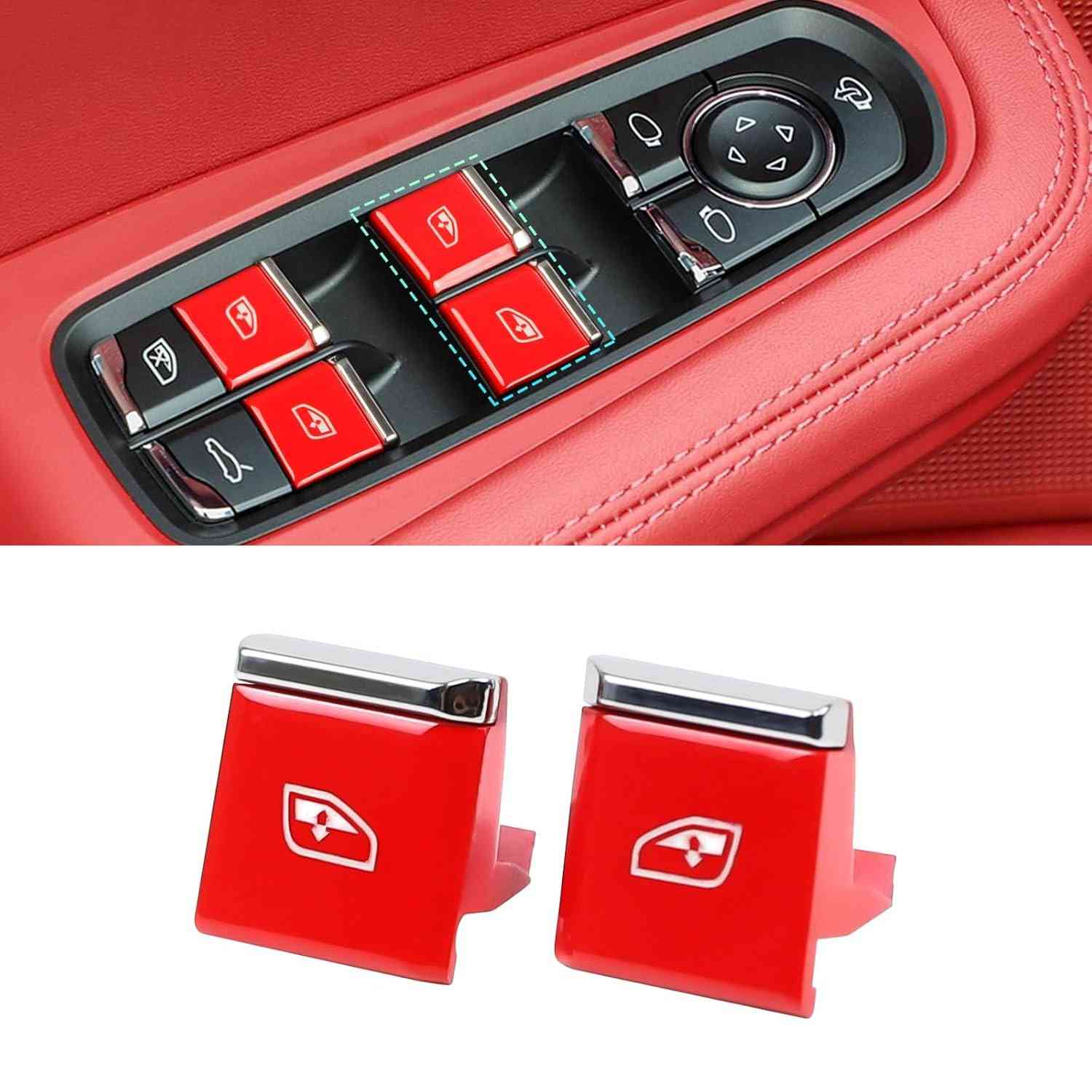 Kit 2 Botões Interruptor Elétrico Co-Pilot para Porsche Cayenne, Panamera e Macan