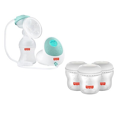 Kit Extrator de Leite Elétrico com 3 Frascos 150ml – BB3201K