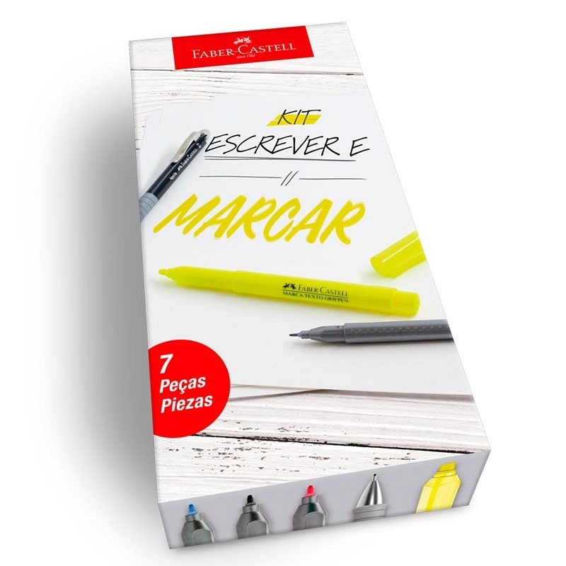 Kit Faber-Castell: Escreva e Marque com Estilo!