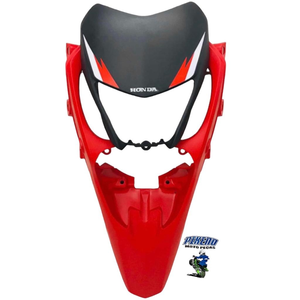 Kit Farol XRE 300 Preto + Bico Vermelho 2009-2018