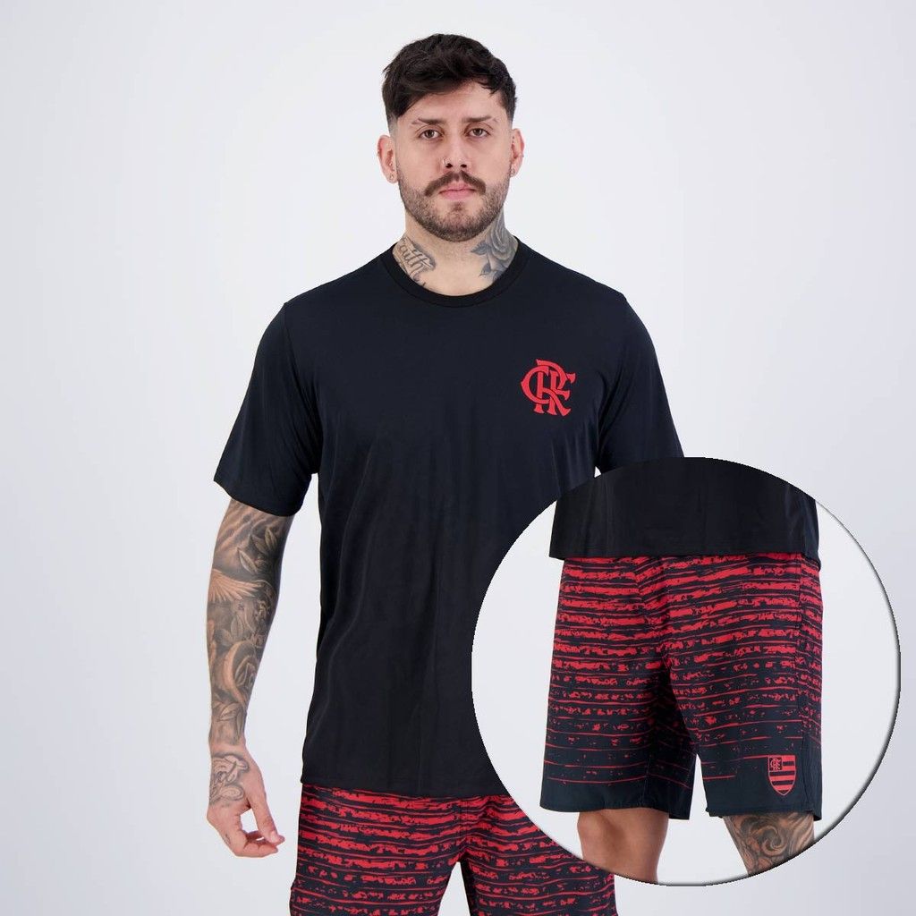 Kit Flamengo: Camisa e Bermuda Originais