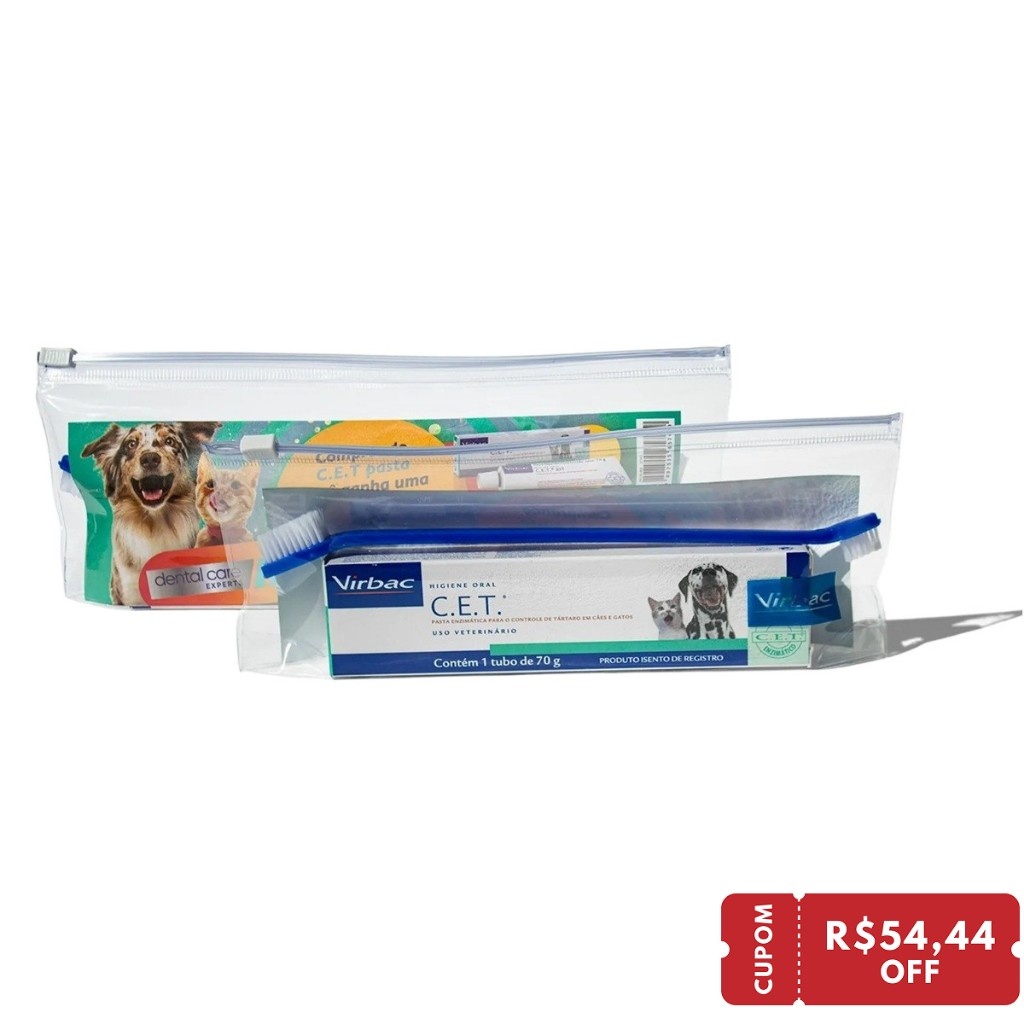 Kit Higiene Bucal Pet Virbac: Saúde e Frescor!