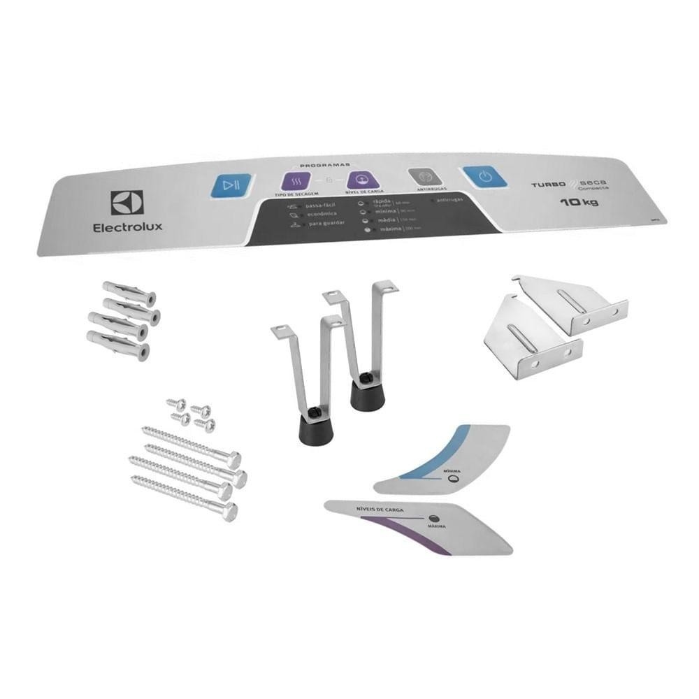 Kit Instalação Secadora Electrolux: Parede SVP10/SVP11