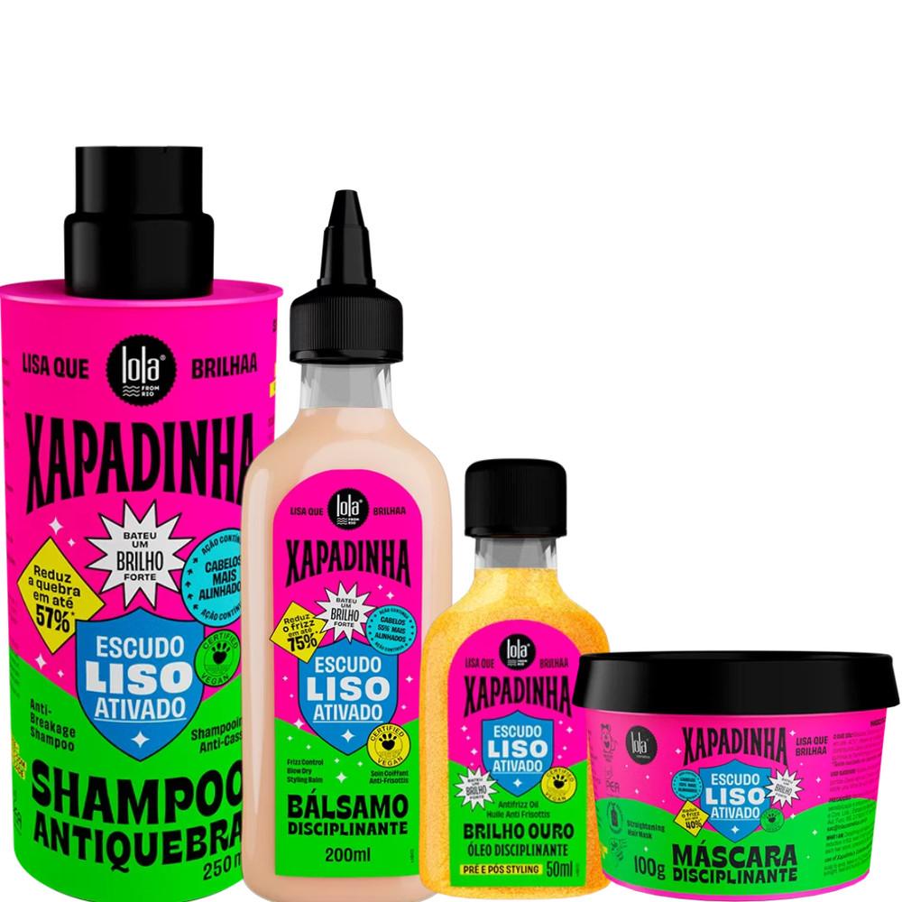 Kit Lola Xapadinha: Cabelos Lisos com Brilho e Leveza