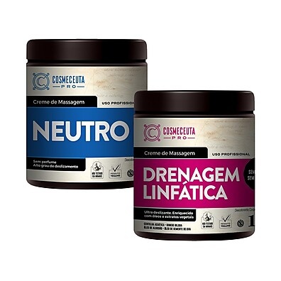 Kit Massagem Cosmeceuta: Relaxamento e Drenagem