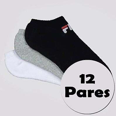 Kit Meia Fila 12 Pares Curto – Conforto e Estilo que Duram