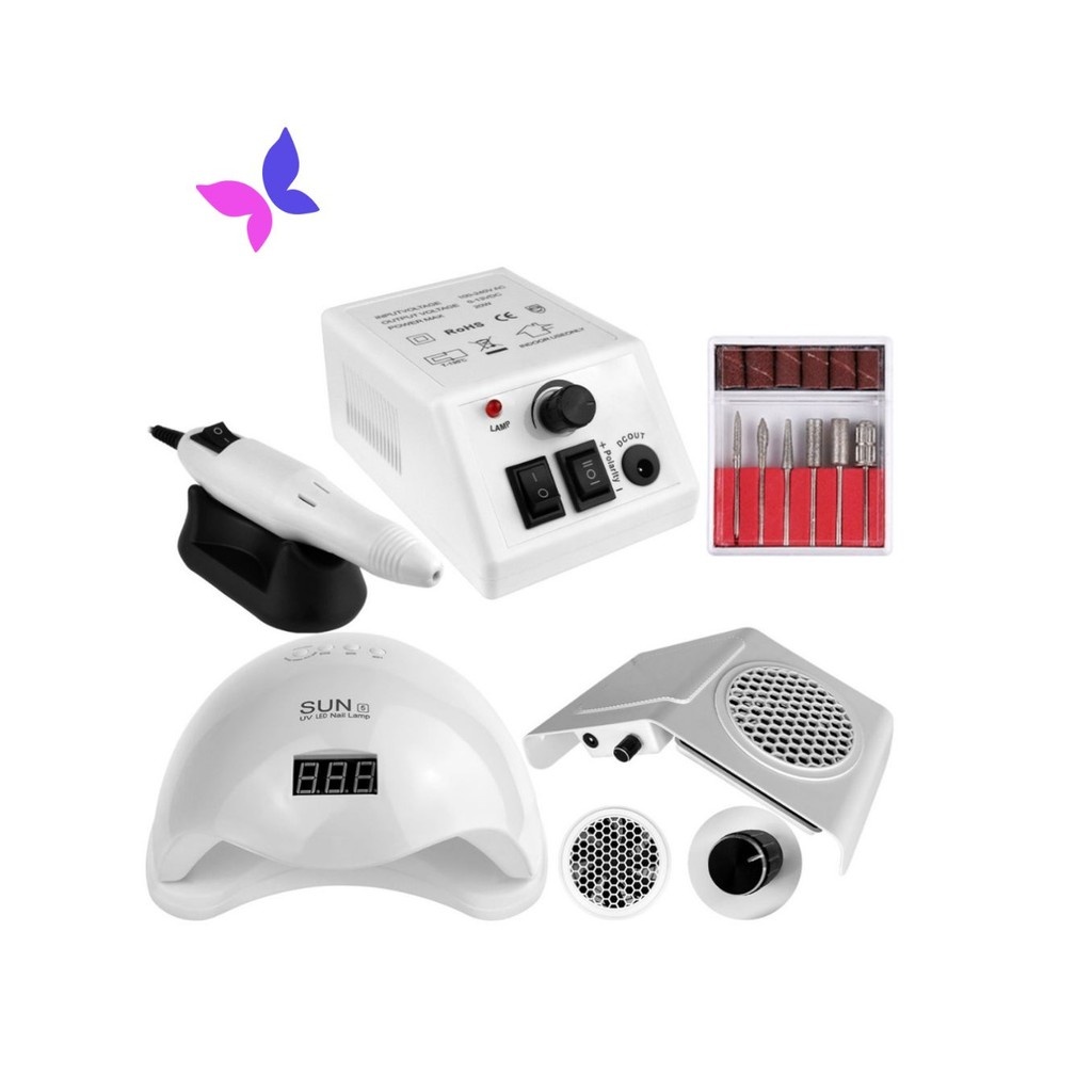 Kit Nail Designer: Cabine Sun 5 + Motor Mercedes