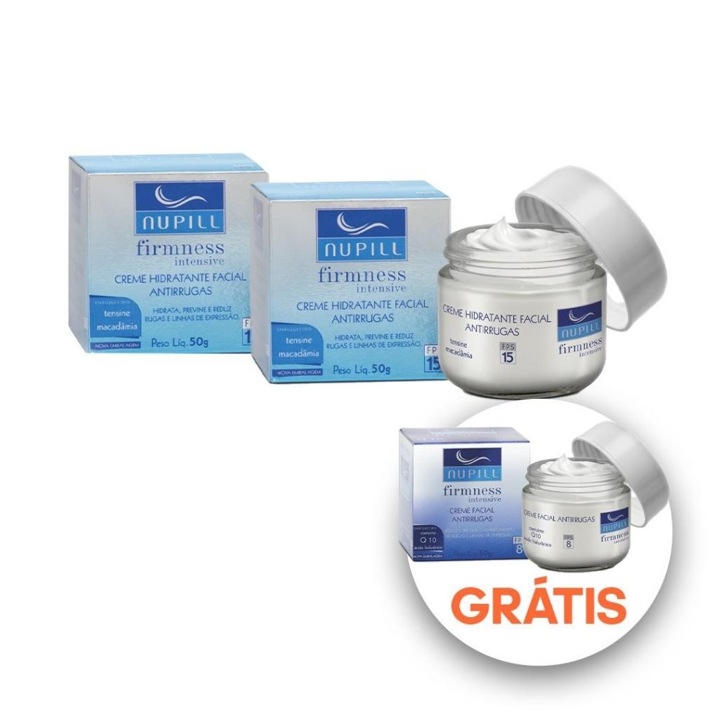 Kit Nupill Antirrugas FPS 15 + Q10: Reduza Rugas e Linhas de Expressão