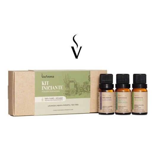 Kit Óleos Essenciais Via Aroma: Comece na Aromaterapia!