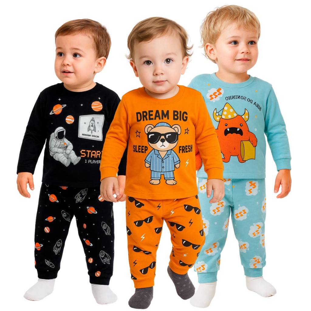 Kit Pijama Infantil Menino: Conforto e Estilo!