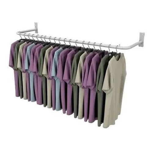 PB Cabideiro de Parede 1 Metro em Branco com Kit de Instalação - Organize seu Espaço com Estilo