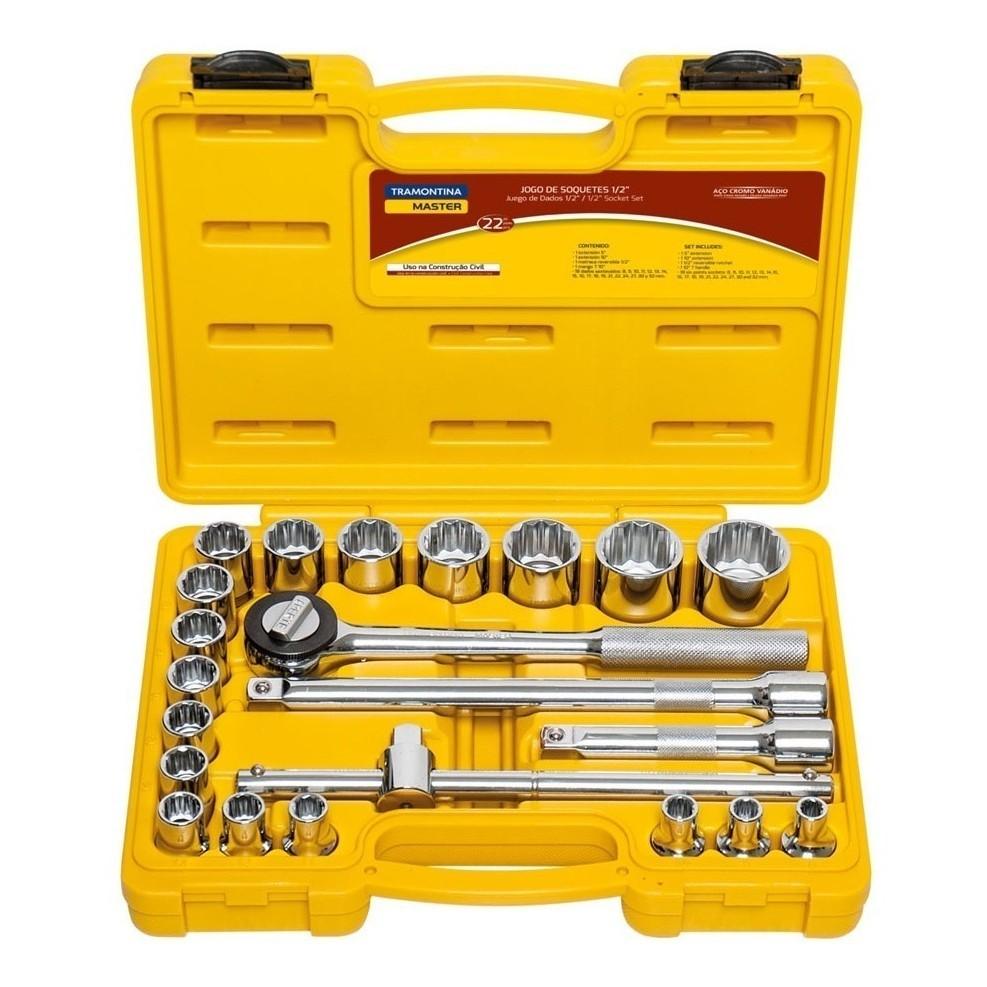 Kit Soquetes Tramontina 22 Pçs: Potência e Organização