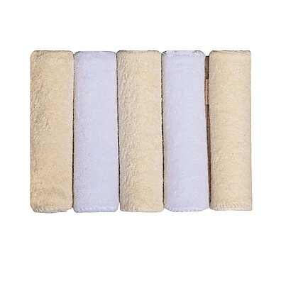 Kit Toalha de Boca Papi Karinho Amarela – 5 Peças