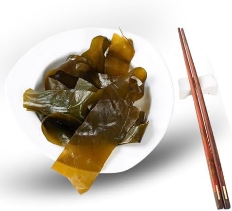 Alga Kombu Desidratada Inteira Premium, 150g, Importada, para Caldos, Sopas, Saladas e Udon