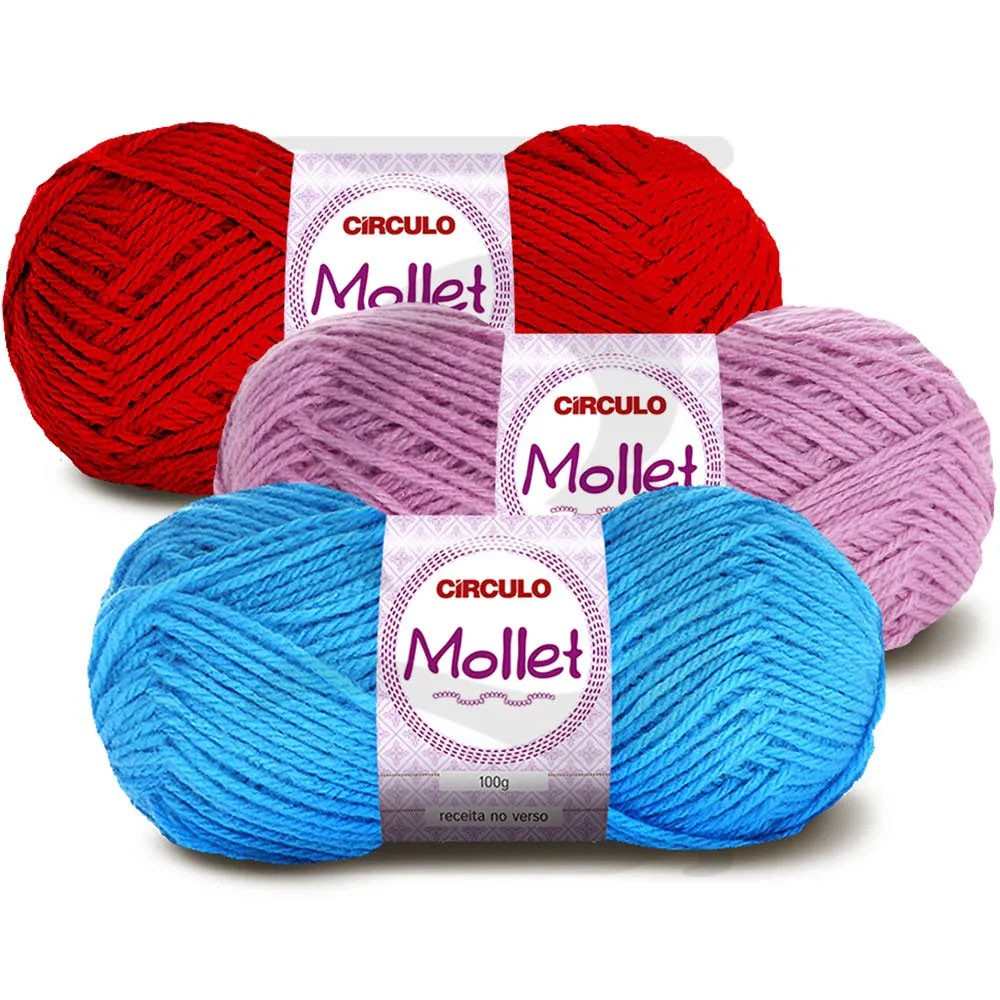 Lã Mollet Círculo: Seu Fio 100g Perfeito!