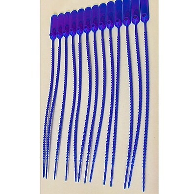 Lacre Espinha de Peixe 23cm: Segurança Azul para Seus Documentos