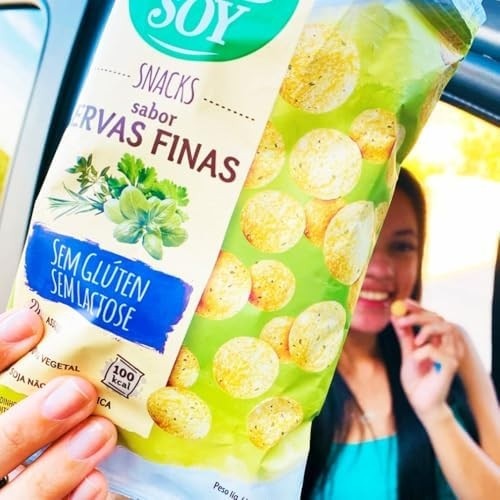 Snack GoodSoy Ervas Finas – Sem glúten, sem lactose - Snack Saudável – 25g