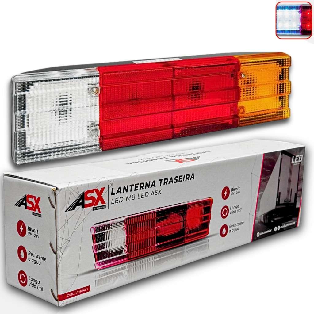 Lanterna Traseira LED Mercedes-Benz: Iluminação Completa