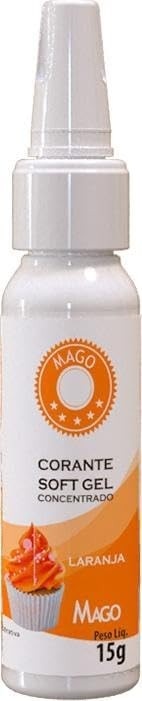 Corante Soft Gel Laranja 15g Mago