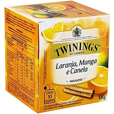 Twinings Chá Laranja Manga Canela 10 Saquinhos