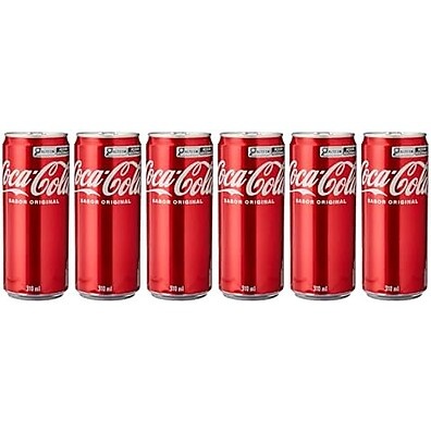 Coca-Cola Lata 310ml: Pack 6 Unidades Refrescantes