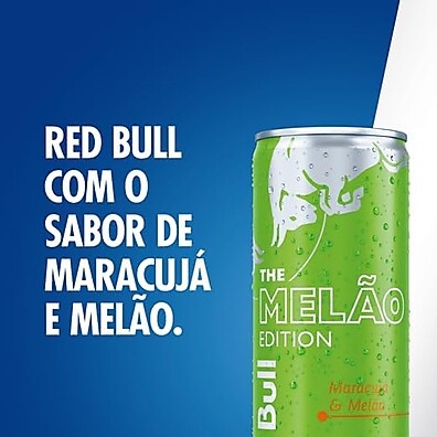 Red Bull 4 Latas: Melão & Maracujá 250ml - Energia Explosiva!