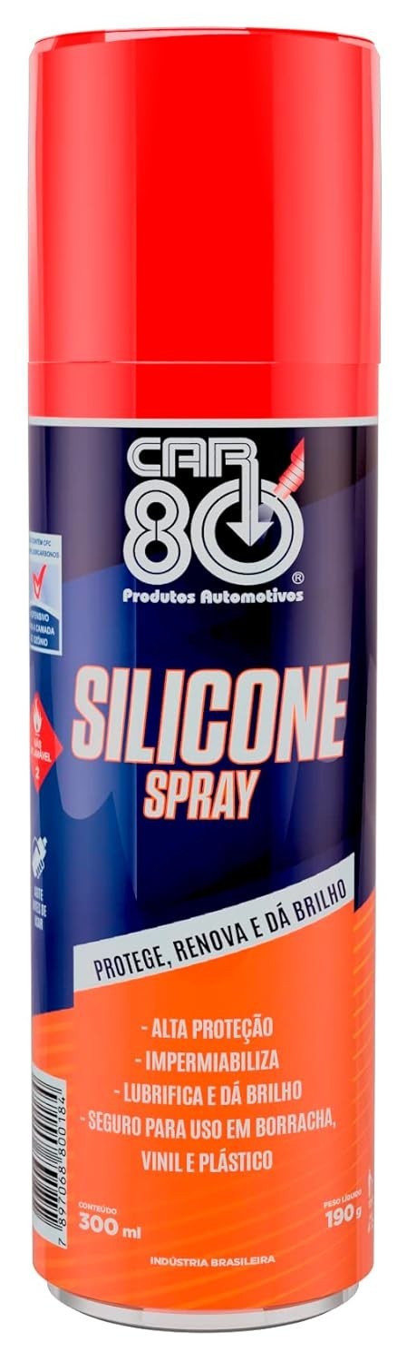 Silicone Spray Car 80 Lavanda 300ml: Proteção e Brilho Duradouro para seu Veículo