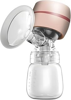 Bomba de Extração de Leite Elétrica Digital com Tela LCD - Rosa
