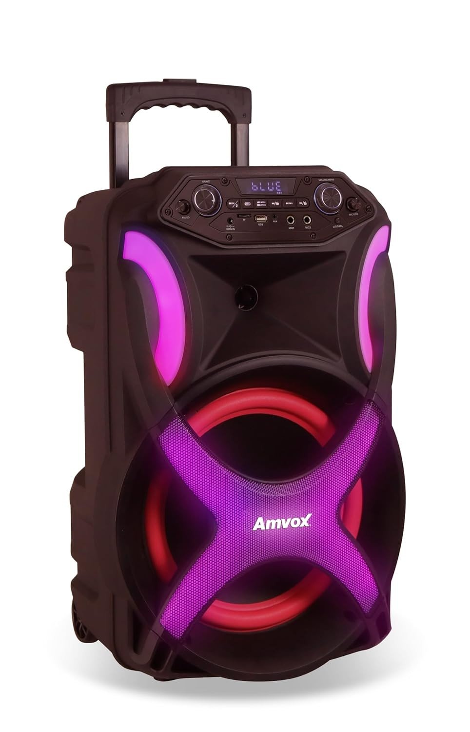Caixa de Som Amplificada Amvox ACA 680 Fantasy 680W RMS: Festa Inesquecível com Bluetooth e LED!
