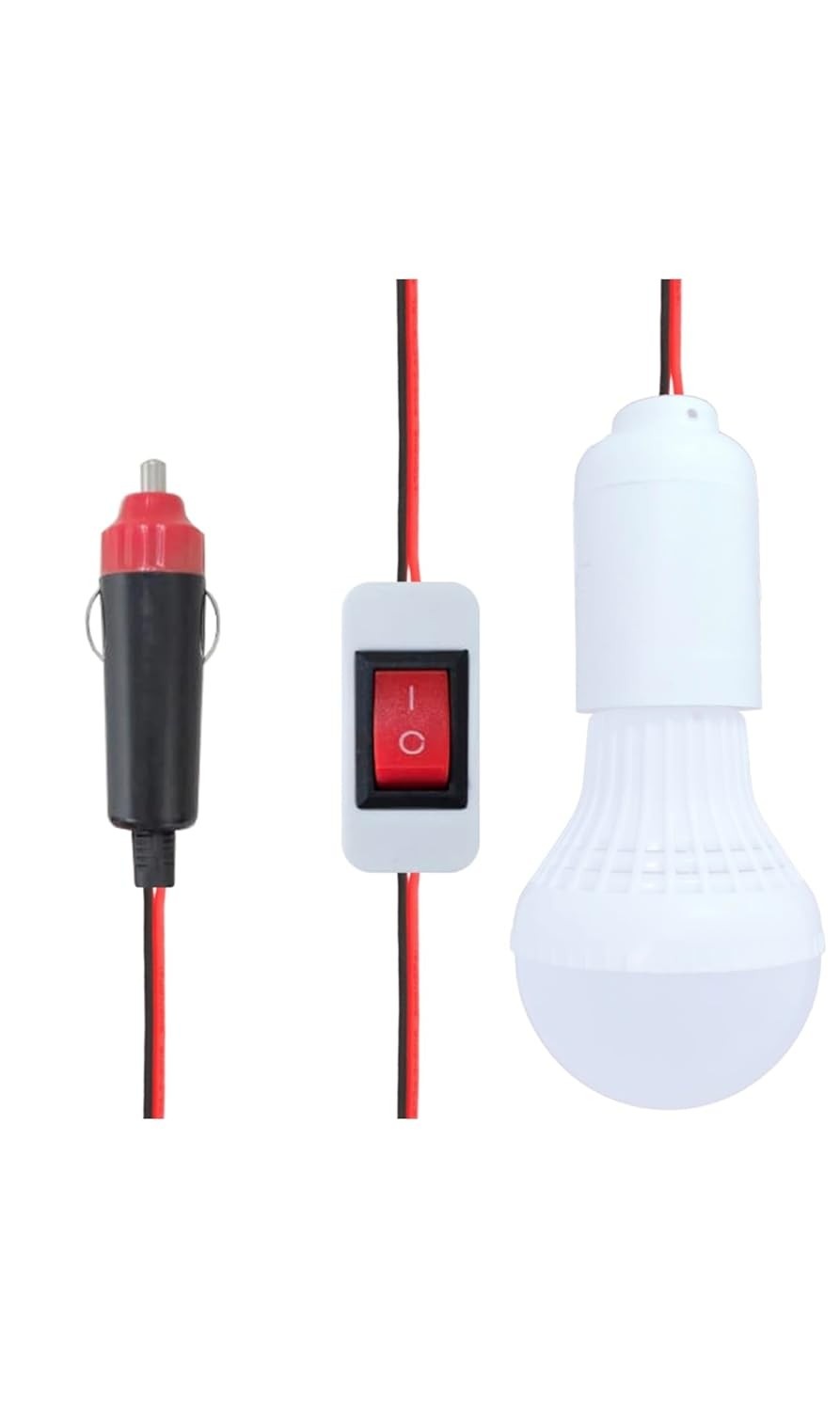 Lâmpada LED 12V Automotiva com Interruptor: Iluminação Potente e Prática para seu Veículo