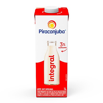 Leite Integral Piracanjuba 1L: Sabor e Nutrição