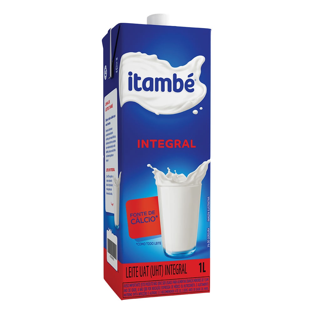 Leite Itambé Integral: Nutrição e Sabor em 1L