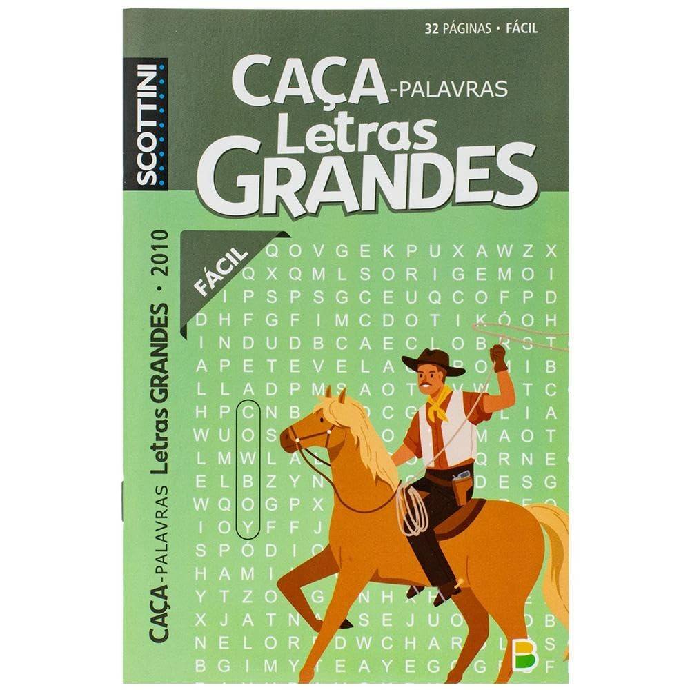 Scottini Caça-Palavras Letras Grandes N.2010: Diversão e Exercício Mental para Todas as Idades!