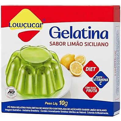 Gelatina Lowçucar Limão Siciliano: Sabor Leve e Refrescante