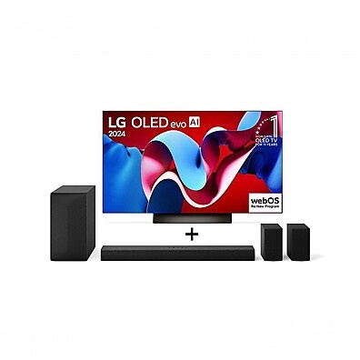 LG C4 + S60TR: Imersão Total 4K OLED