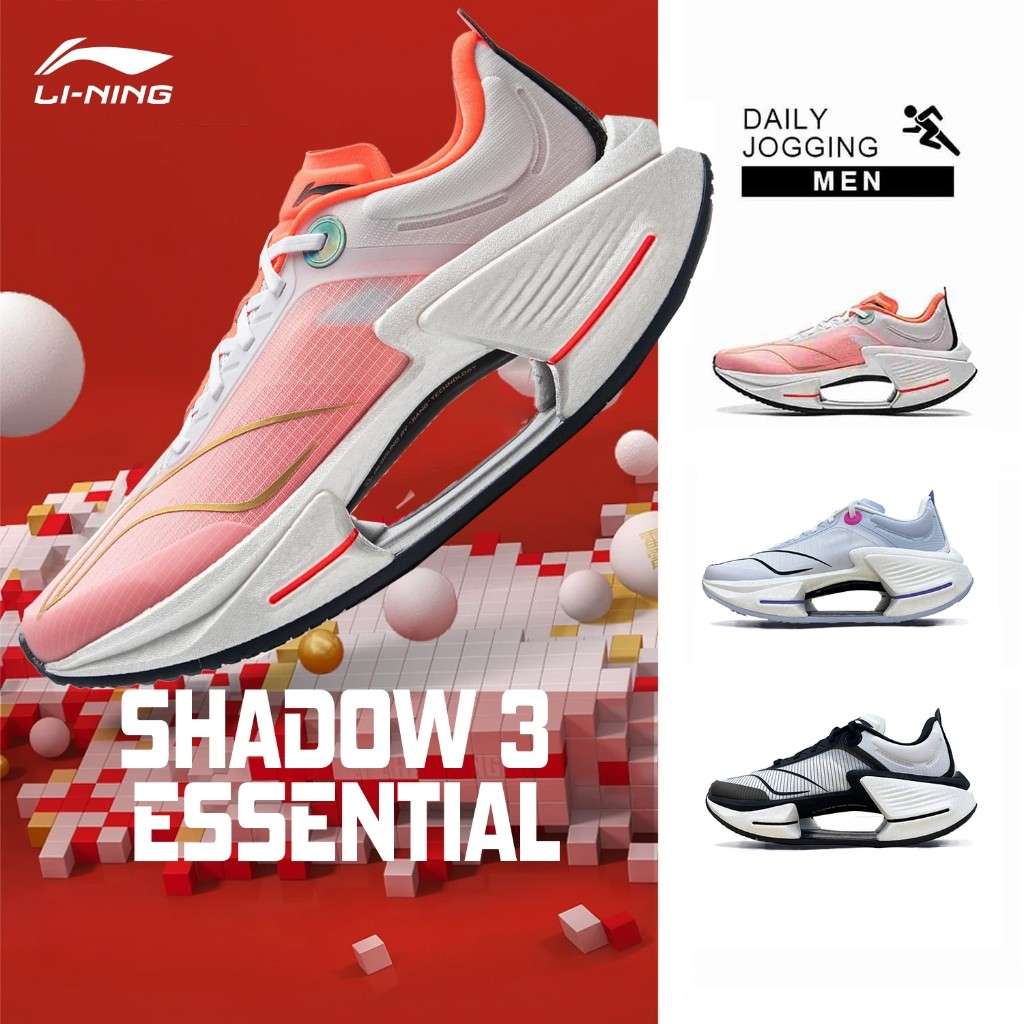 Li-Ning Shadow 3: Tênis de Corrida Masculino