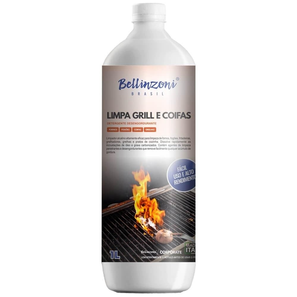 Limpa Grill e Coifas 1L - Bellinzoni | Removedor de Gordura Profissional