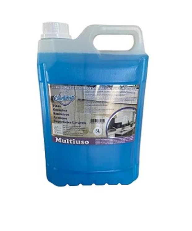 Clarilimp Limpador Multiuso 5L: Brilho Impecável em Pisos, Cozinhas e Banheiros!