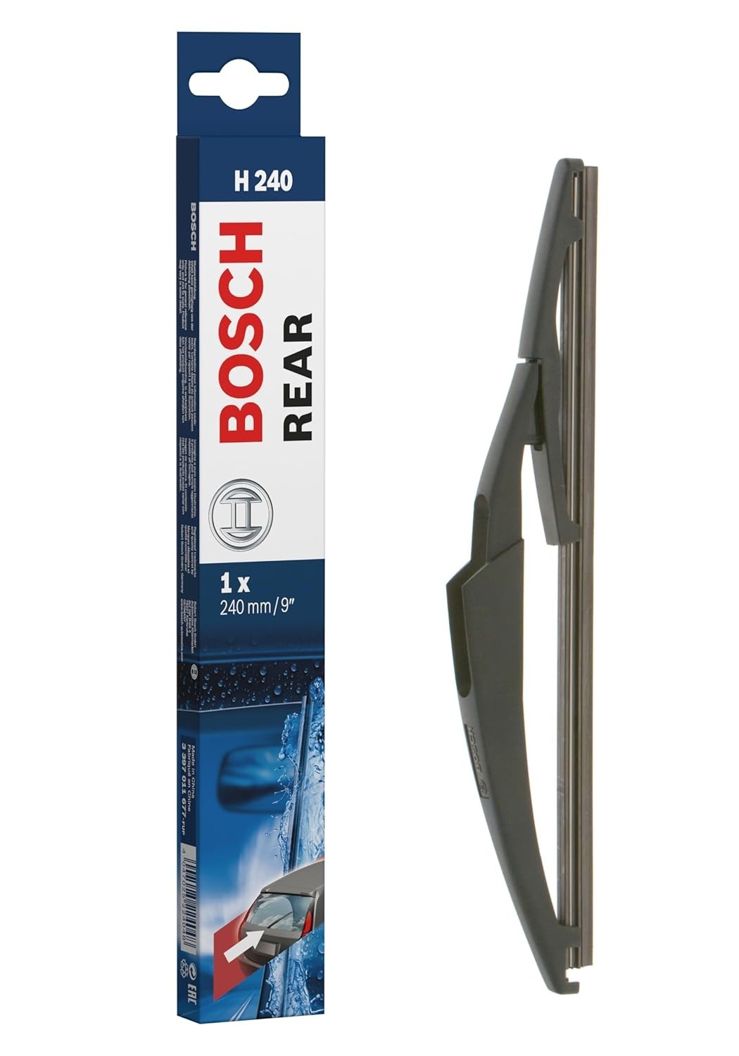 Palheta Limpador Para-Brisa Traseira Bosch Rear H240 - Segurança e Visibilidade Superior