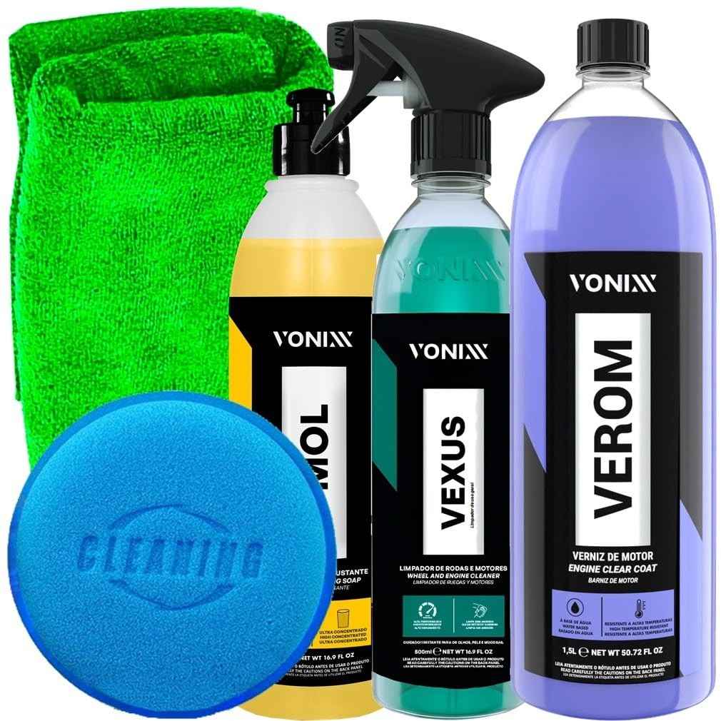 Kit Completo Vonixx: Limpeza e Proteção Profissional para seu Veículo